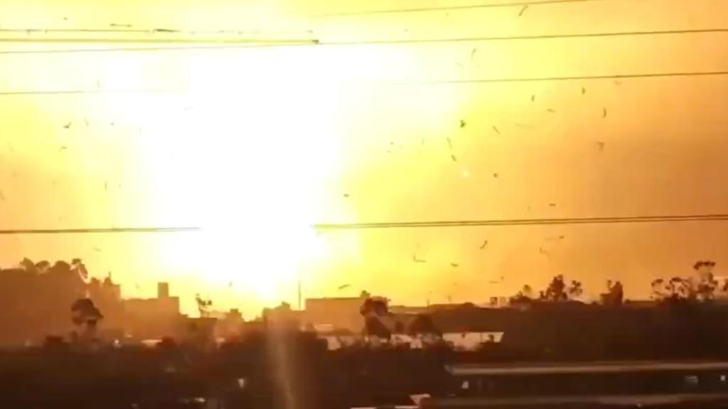 Tornado en la ciudad china de Guangzhou.