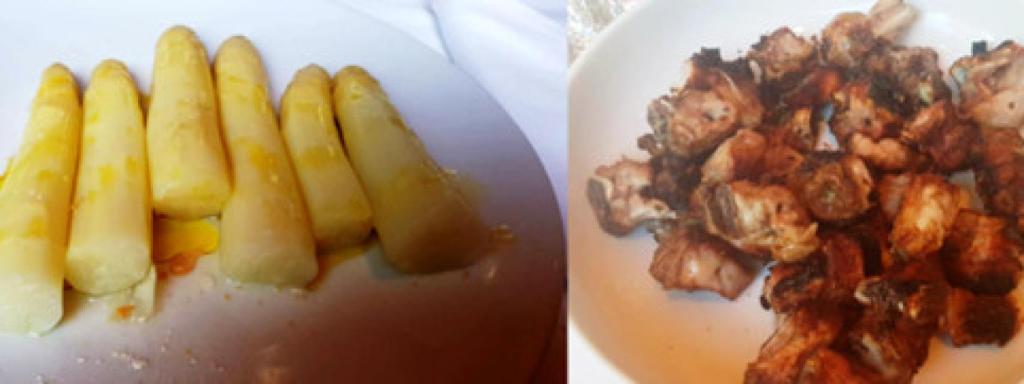 Los espárragos tudelanos (del Duero) y los pinchos de lechazo a la brasa, dos enseñas gastro de la comarca