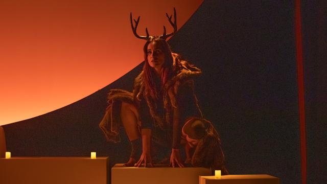 Celia Freijeiro es Marcela en esta versión del personaje del Quijote. Foto: Concha de la Rosa