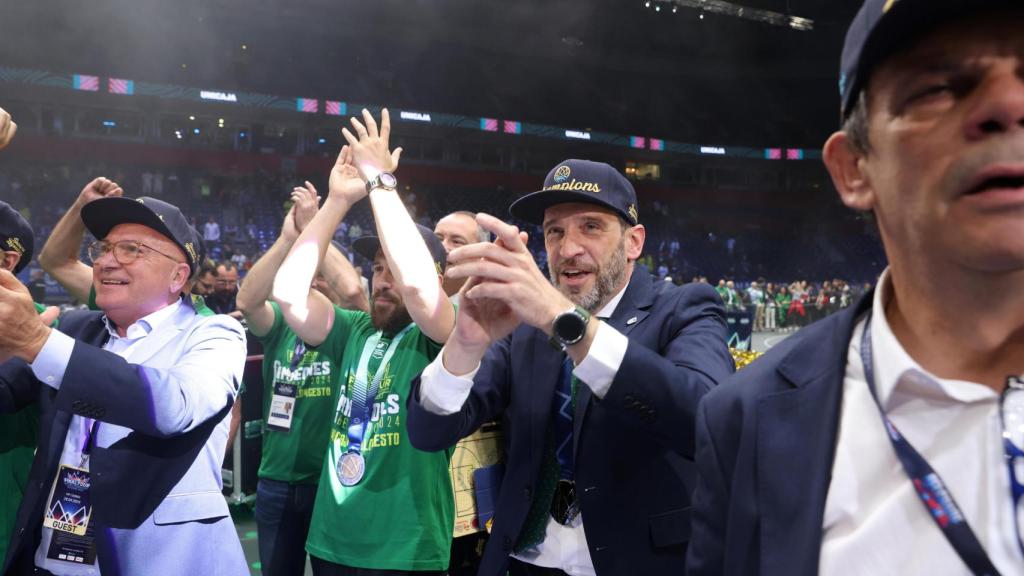Ibon Navarro, durante la celebración.