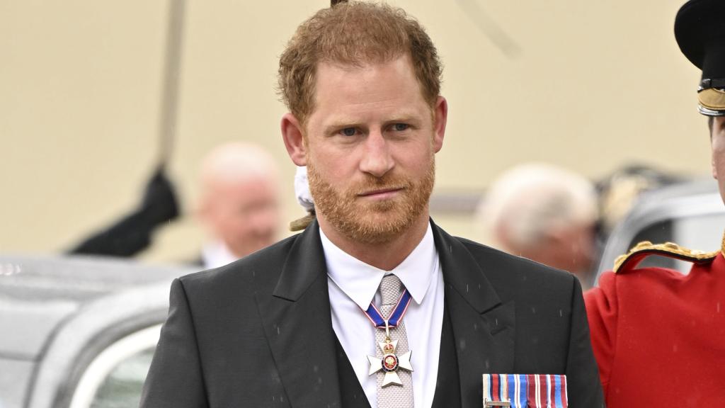 Harry, durante la coronación de Carlos III el pasado mes de mayo.
