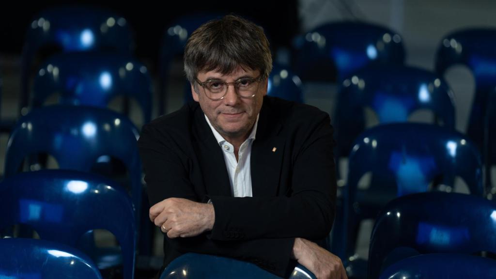 El expresidente de la Generalitat de Catalunya y candidato de Junts a las elecciones catalanas, Carles Puigdemont.