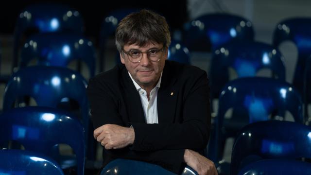 El expresidente de la Generalitat de Catalunya y candidato de Junts a las elecciones catalanas, Carles Puigdemont.