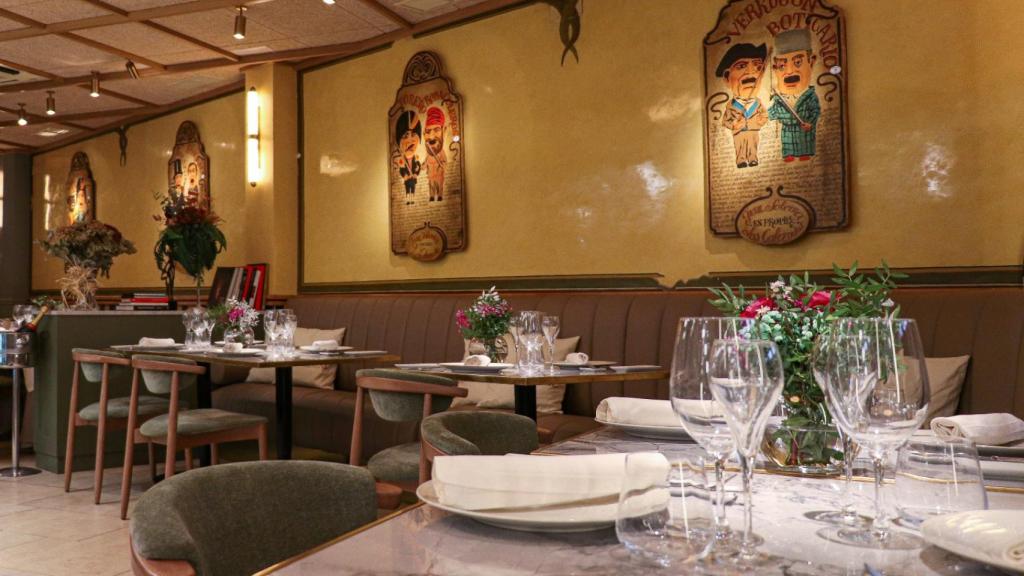 El interior del restaurante.