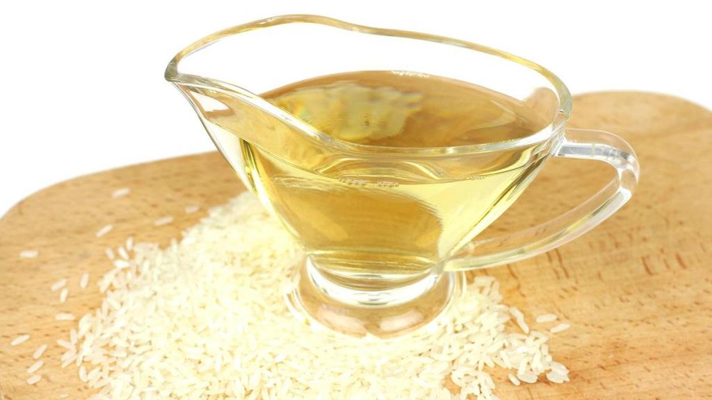 Vinagre de arroz.