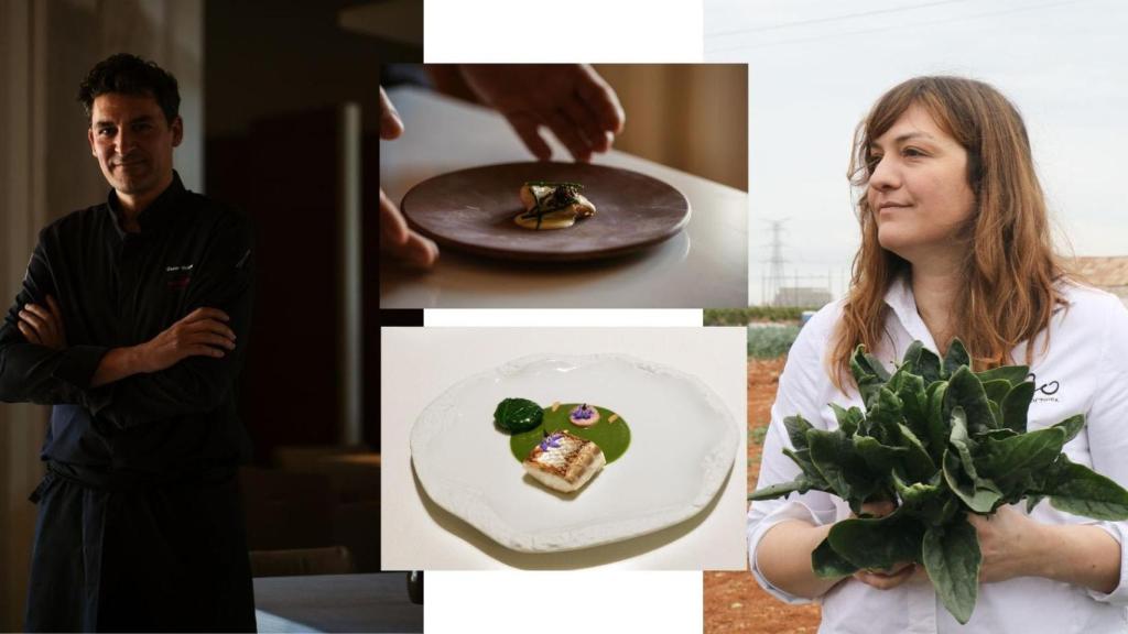 Los chefs Óscar Molina y María José Martínez.