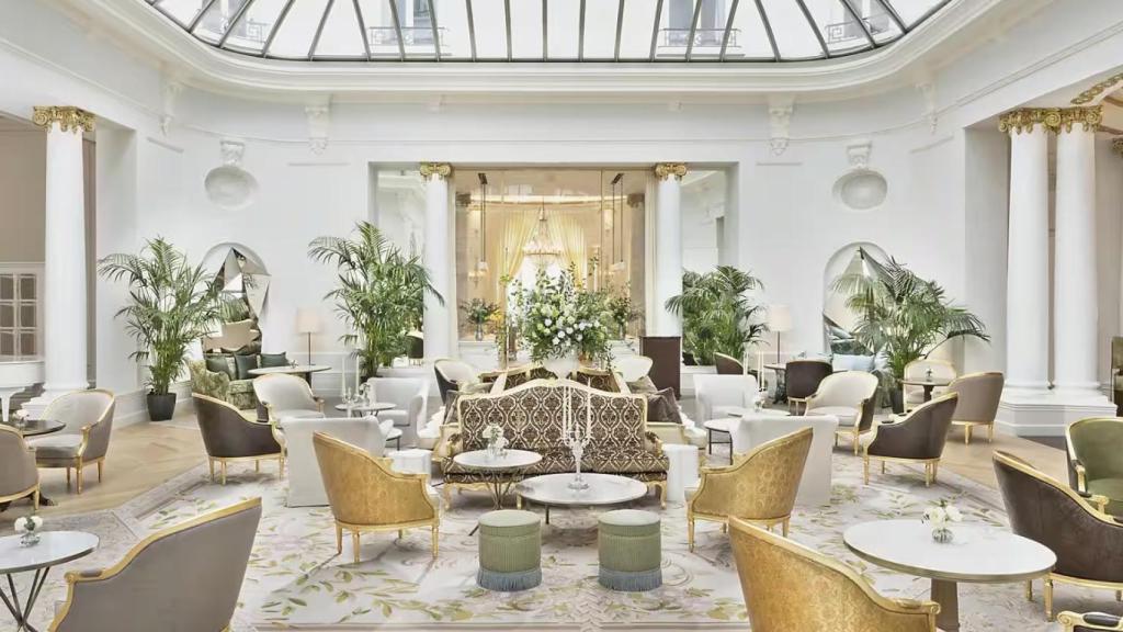 Interior del hotel madrileño premiado con tres Llaves Michelin.