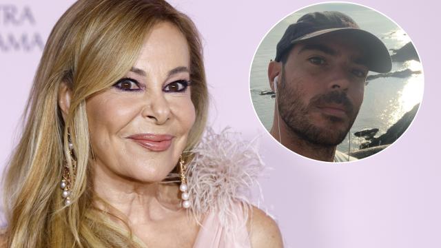 Ana García Obregón junto a su sobrino Juancho en un fotomontaje de EL ESPAÑOL.