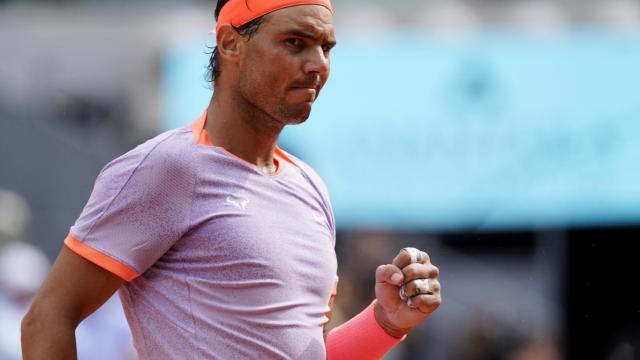 Rafa Nadal, celebrando un punto
