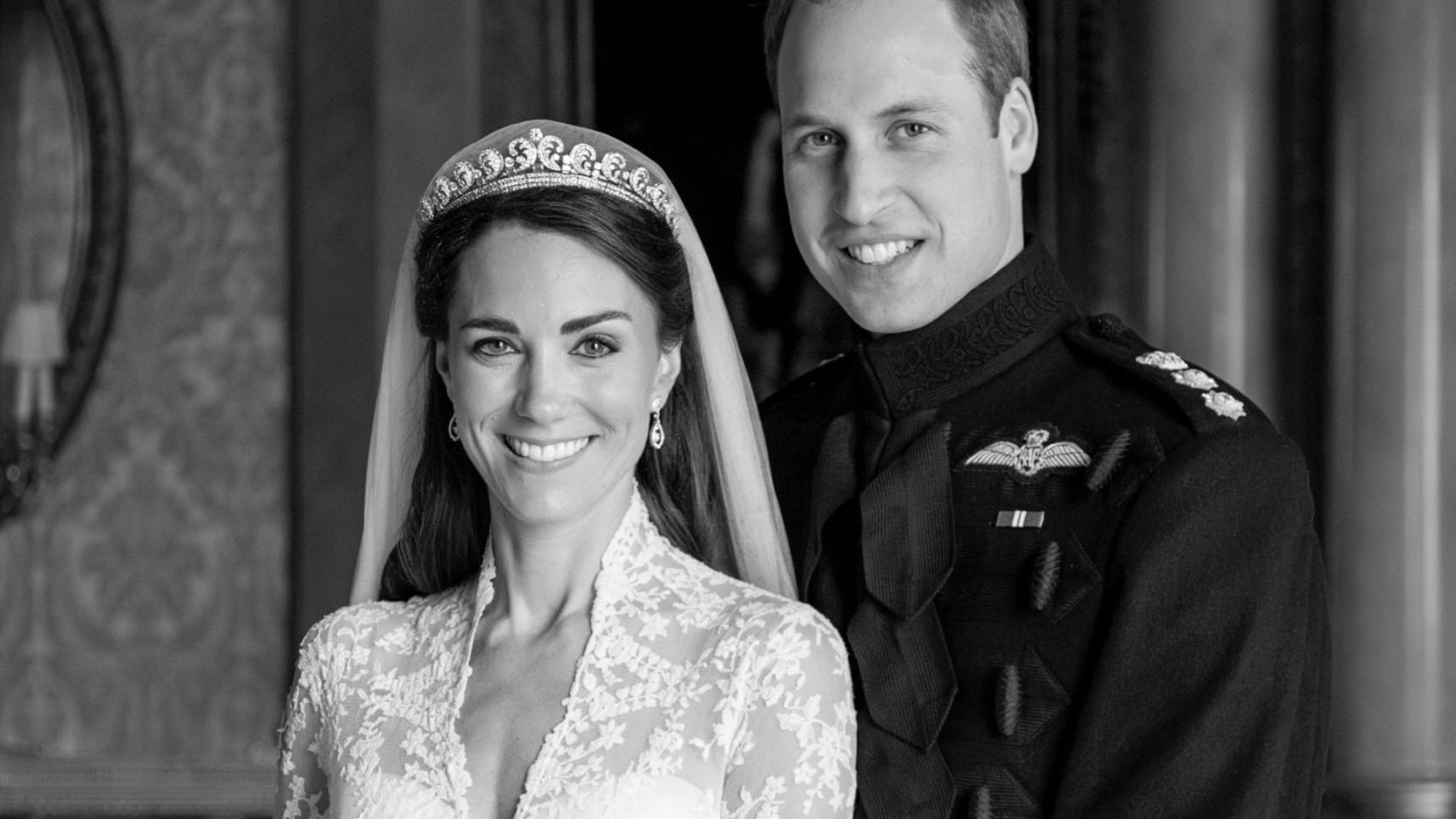Guillermo y Kate, en un posado de redes sociales.