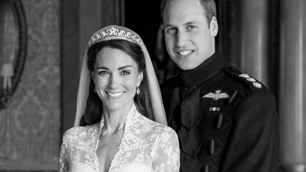 Guillermo y Kate, en un posado de redes sociales.