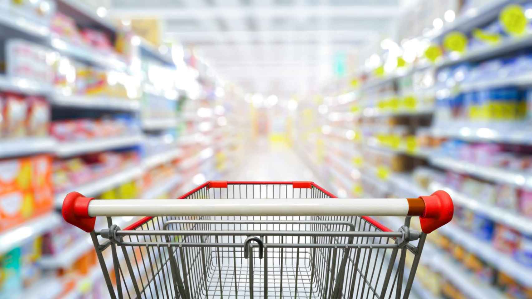 Imagen de archivo de un supermercado.