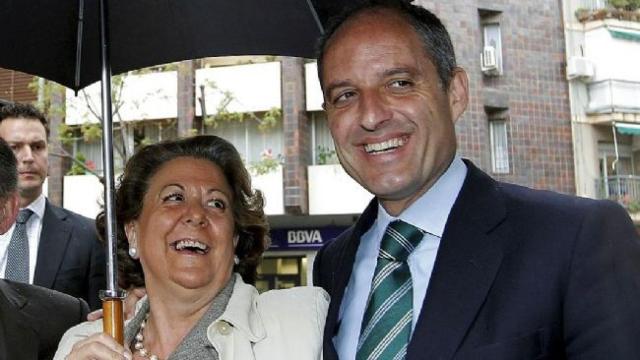 Ríta Barberá y Francisco Camps, en una imagen de archivo. Efe