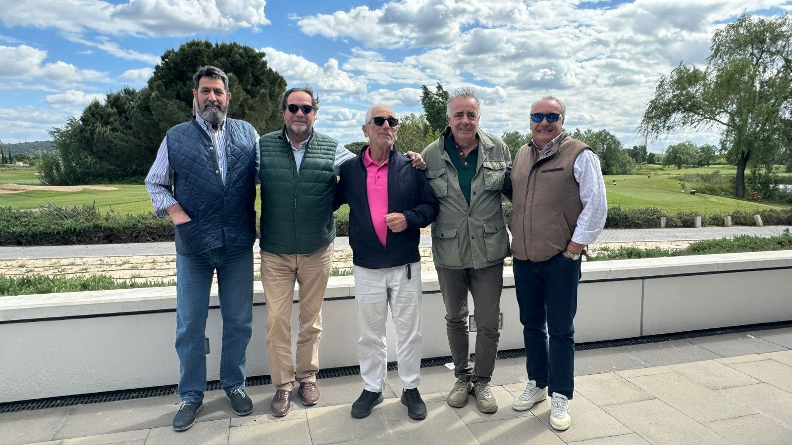Imagen de los expedicionarios en su reencuentro.