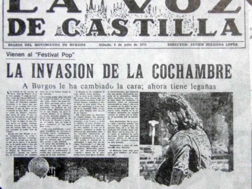 Portada de la Voz de Castilla