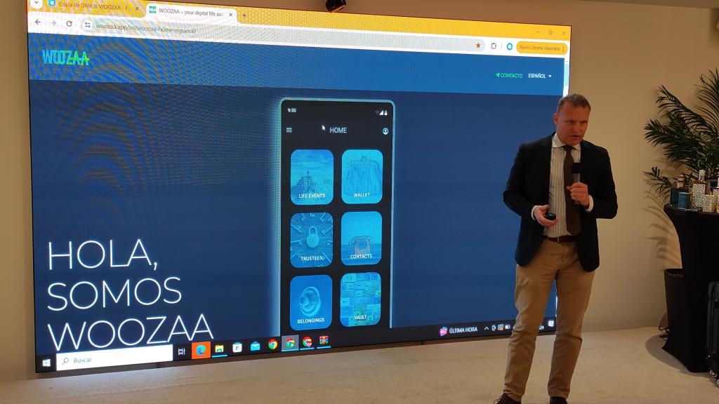 Peter Knacke en su presentación