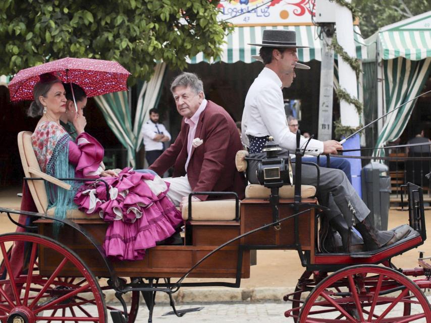 Escena del último día la Feria de Abril de Sevilla.