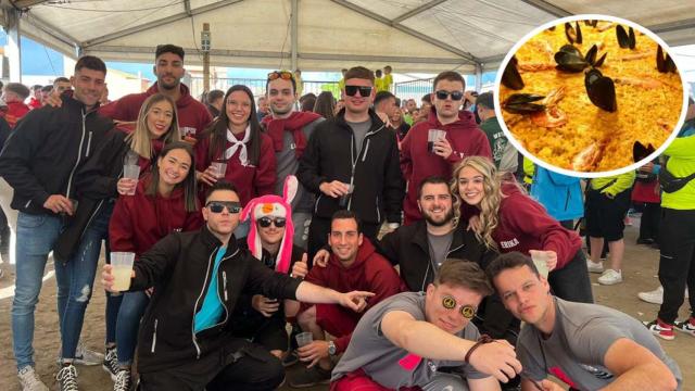 La Peña Los Indecisos de Valdestillas y una paella