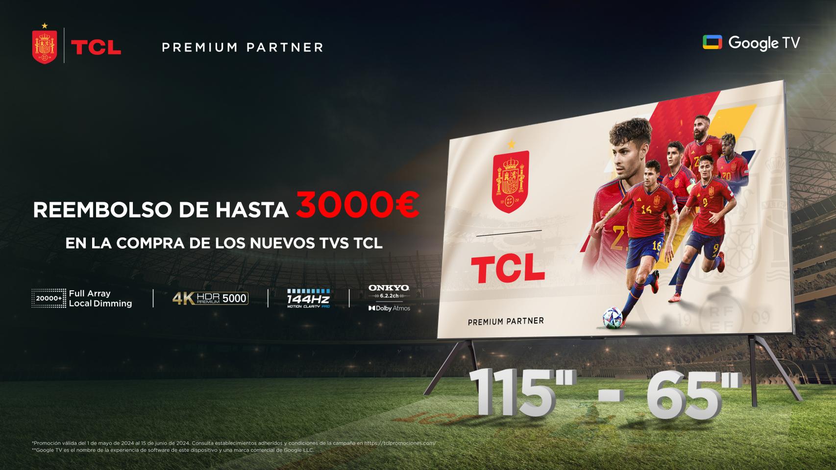 Cómo recibir un regalo de 3.000 euros por la compra de tu televisor TCL