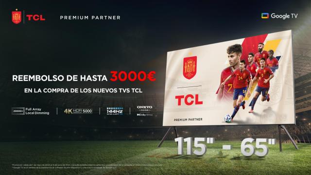 Cómo recibir un regalo de 3.000 euros por la compra de tu televisor TCL