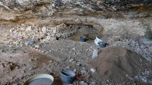 Imagen de la excavación.