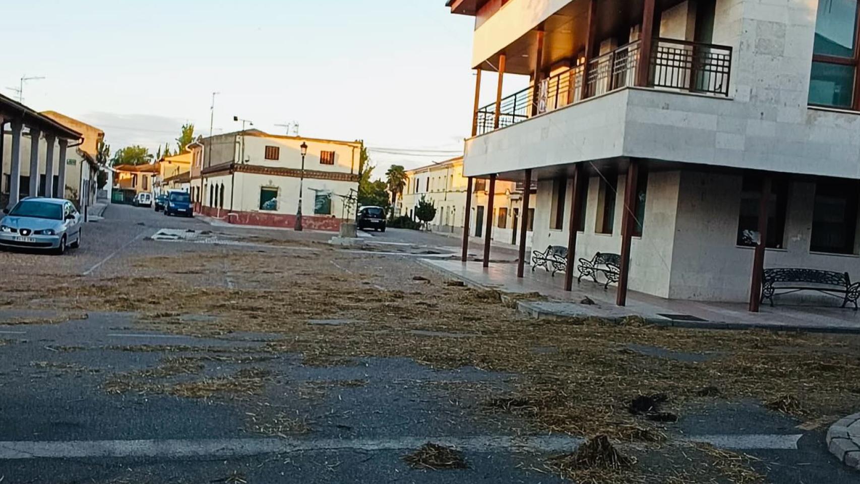 Vandalismo en Fontanar (Guadalajara). Foto: Ayuntamiento.