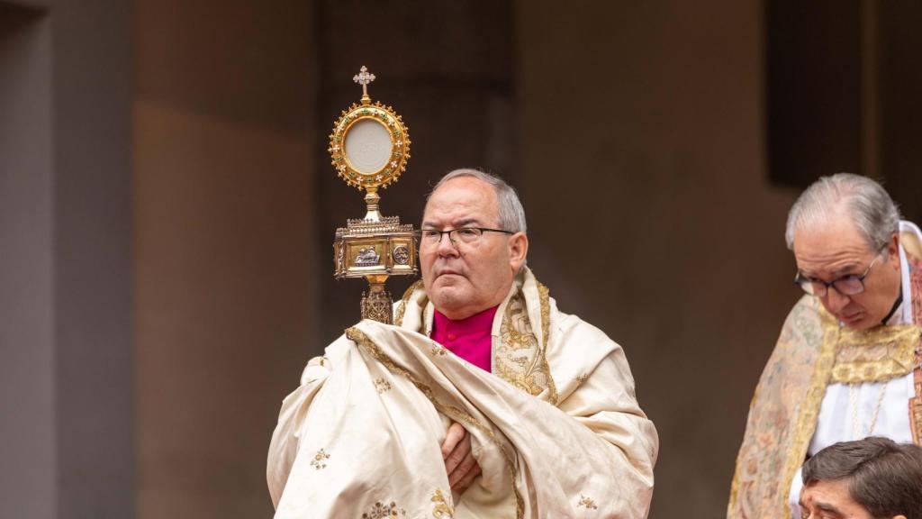 Francisco Cerro en la procesión del Corpus del año pasado.