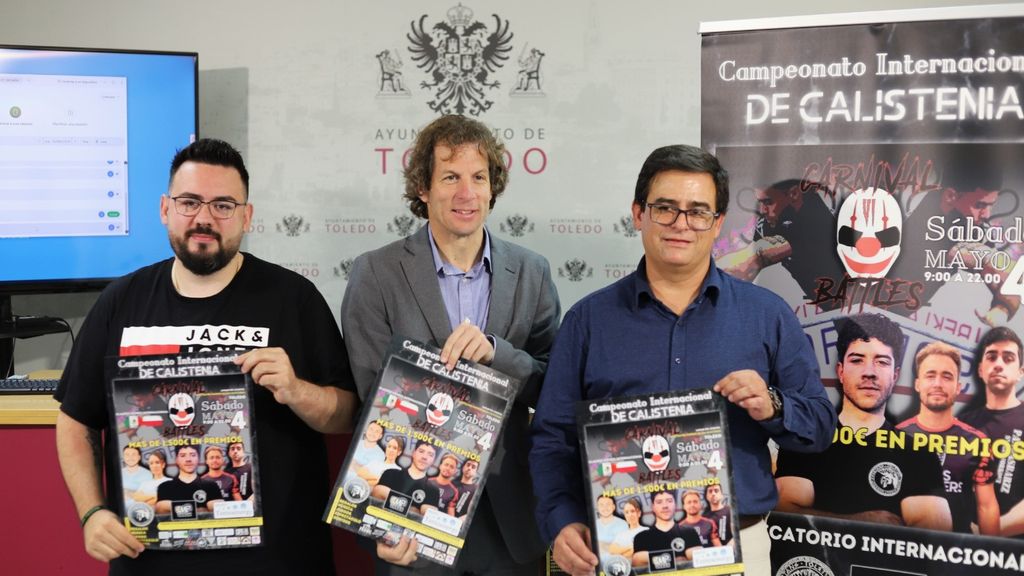 Presentación del VI Campeonato Internacional de Calistenia de Toledo.