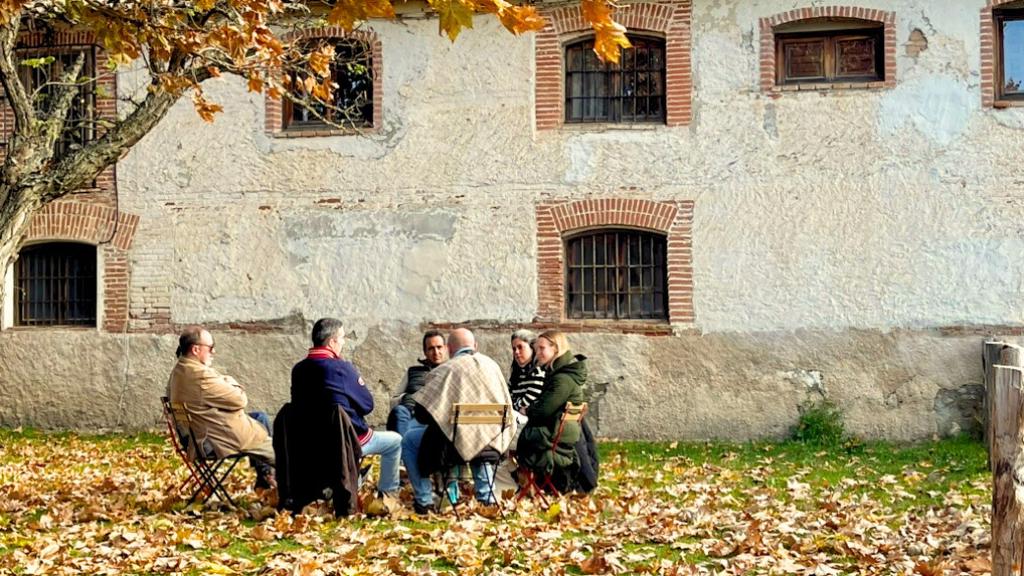 Un grupo de emprendedores sociales.