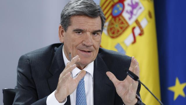 José Luis Escrivá, ministro para la Transformación Digital y de Función Pública, en la rueda de prensa posterior al Consejo de Ministros.