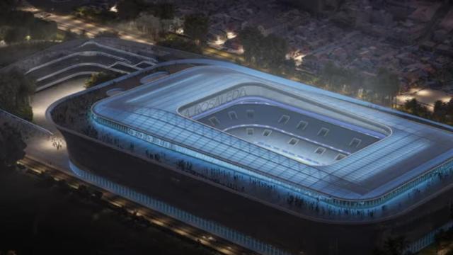Detalles del nuevo estadio La Rosaleda a la que aspira Málaga.