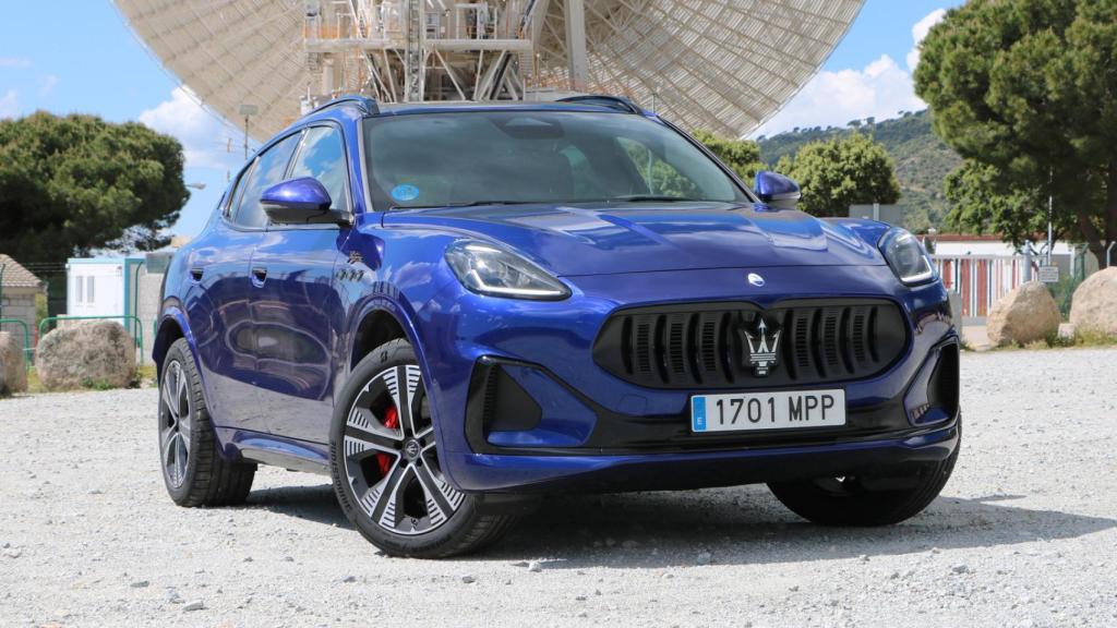El Maserati Grecale eléctrico gasta unos 24 kWh a ritmo tranquilo.