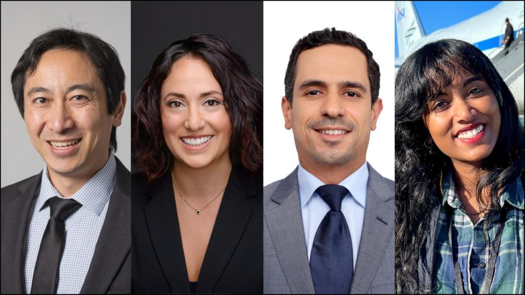 Simulación a Marte: Jason Lee, Stephanie Navarro, Shareef Al Romaithi y Piyumi Wijesekara de izq. a dch.