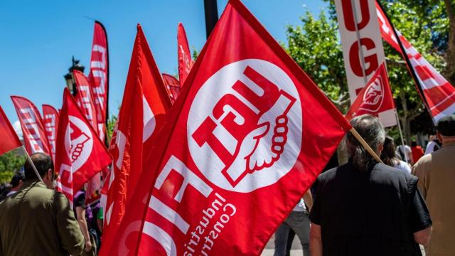 Imagen de archivo de una manifestación de UGT