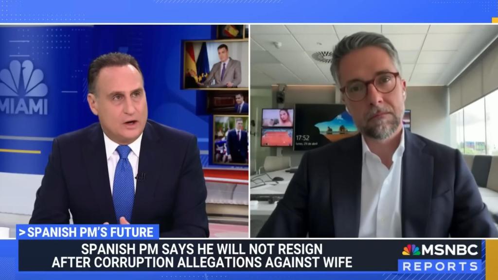 José Díaz-Balart y Carlos Franganillo en 'José Díaz-Balart Reports'.