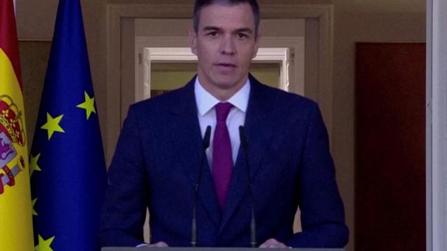 Pedro Sánchez, tras la ruptura de los cinco días de retiro.