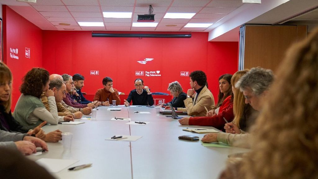 Imagen de la Ejecutiva Provincial del PSOE de Salamanca