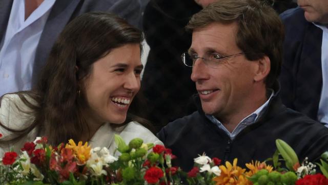 Teresa Urquijo y José Luis Martínez-Almeida en el último partido de Rafa Nadal en Madrid.