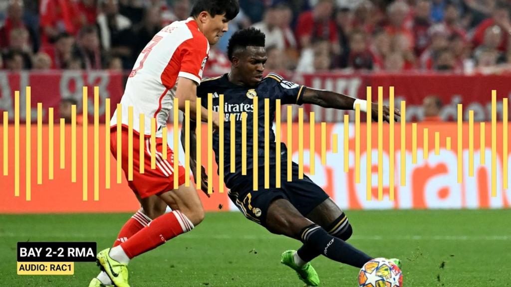 Así narró RAC1 el empate entre Bayern Múnich y Real Madrid (2-2)