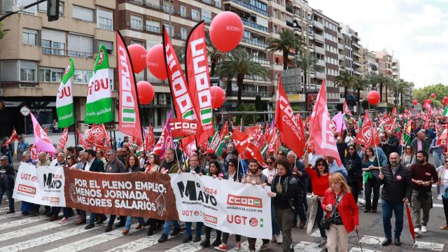 Manifestación por el 1 de mayo en Córdoba.