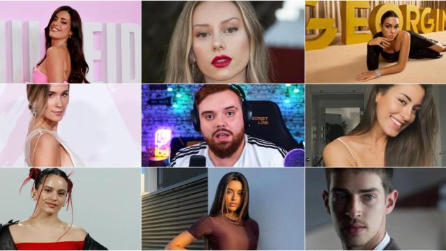 Algunos de los 'influencers' que se verán afectados por el nuevo Real Decreto del Gobierno.
