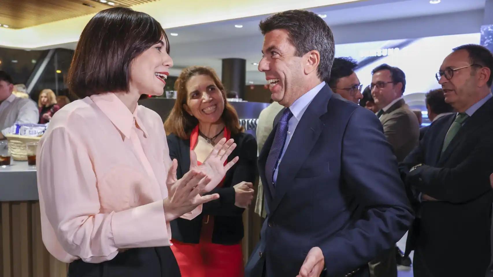 Diana Morant y Carlos Mazón en una imagen de archivo