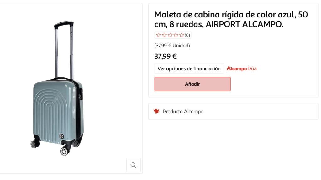 Maleta de cabina.