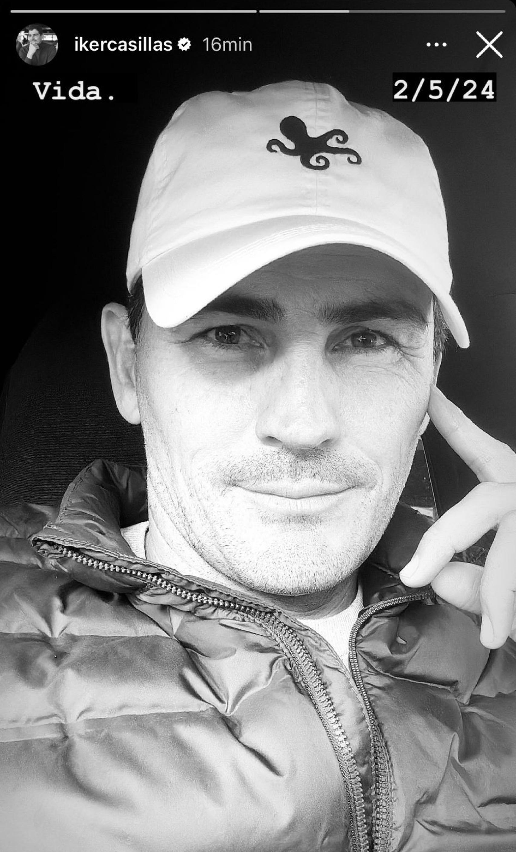 Iker Casillas en sus redes sociales.
