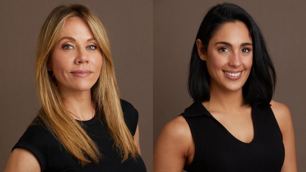 Las dos actrices malagueñas del musical.