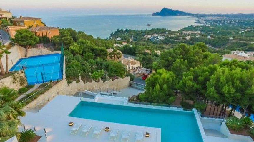 Exterior de la villa de Altea Hills.