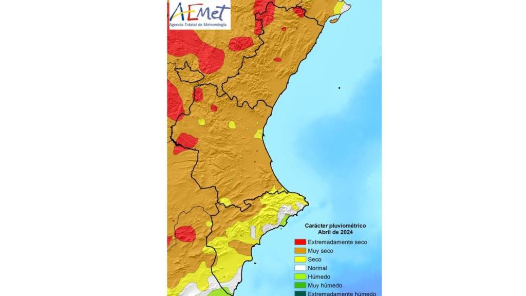 Lluvias de abril en la Comunitat Valenciana.