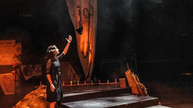 Una escena del musical 'Las novias viudas', de Juan Luis Mira, que vuelve al Principal.