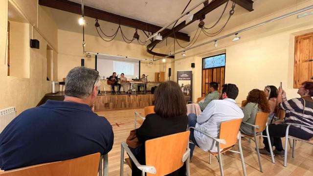 Momento de la presentación del libro