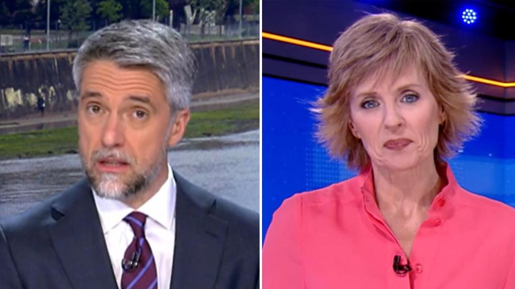 Franganillo 'sorpassa' a Marta Carazo y Telecinco recupera la plata: los Telediarios de TVE se hunden al tercer puesto